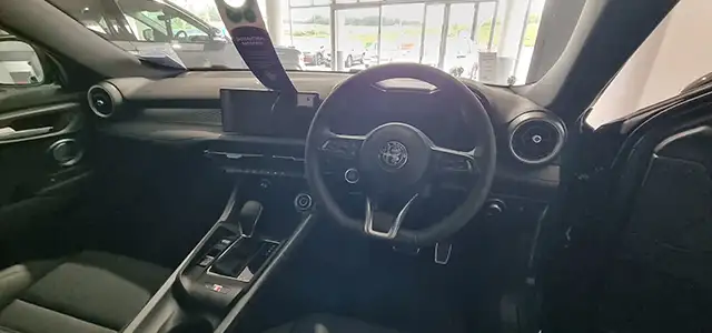 2024 Alfa Romeo Tonale Ti interior - Infotainment and steering